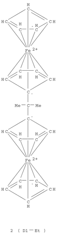 37206-42-1,Catocene,2,2-Bis(ethyldicyclopentadienyliron)propane;